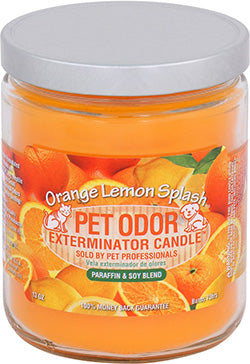 Odor Exterminator Candle Orange Lemon Splash