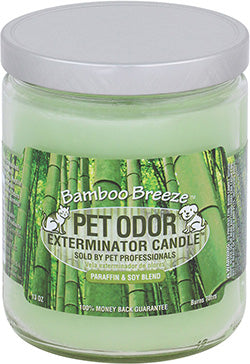 Pet Odor Exterminator Candle Bamboo Breeze