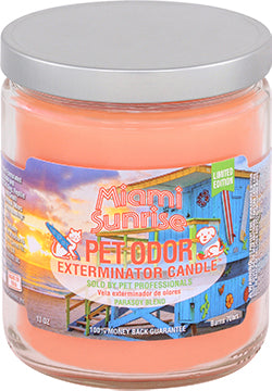 Odor Exterminator Candle Miami Sunrise