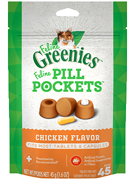 Pill Pockets Cat Chicken 1.6oz 45ct