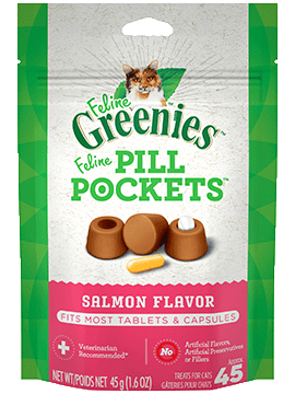 Pill Pockets Cat Salmon 1.6oz 45ct