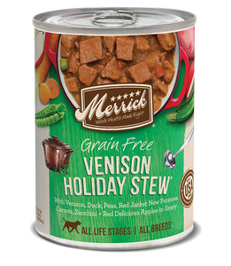 Venison Holiday Stew 12.7oz Can Dog