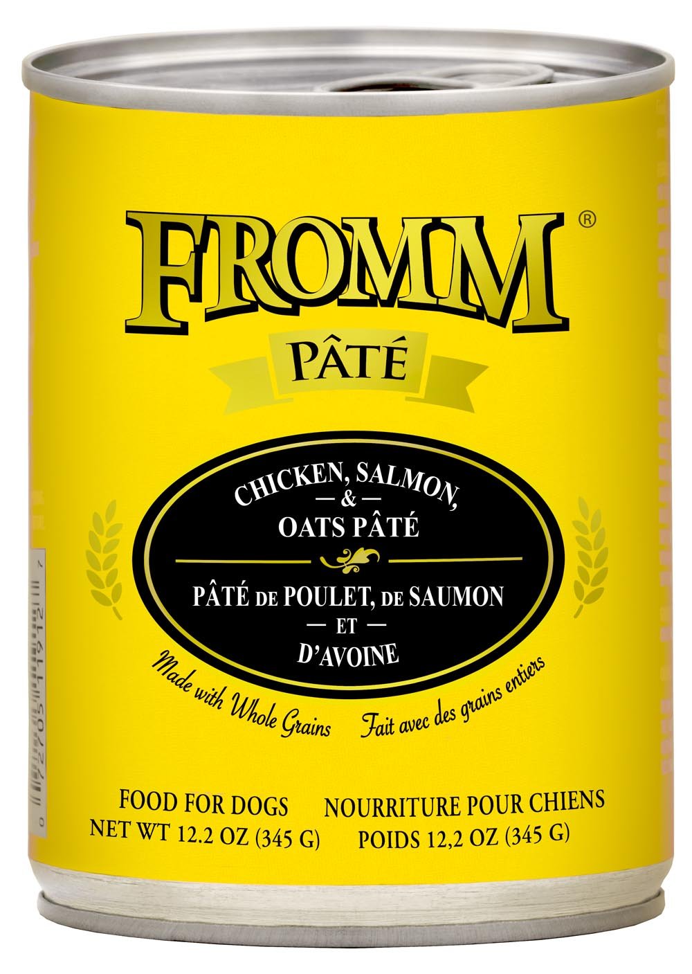 Fromm Pate Chkn/Slmn/Oats 12.2oz Dog