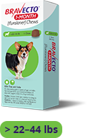 Load image into Gallery viewer, Bravecto 1-MONTH Chewable for Dogs