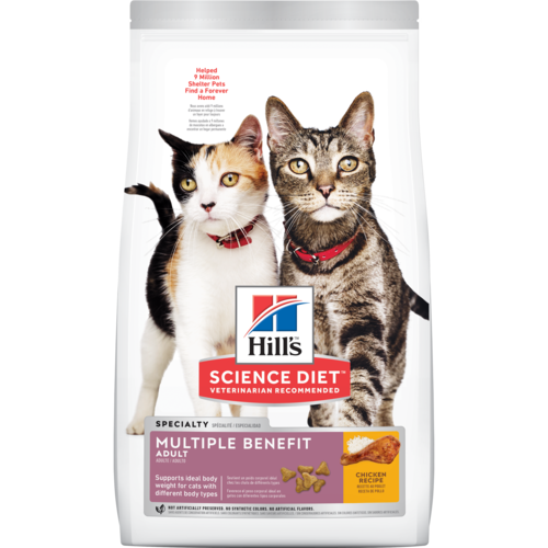 Sci Diet Cat Adult Multiple Benefit 15.5