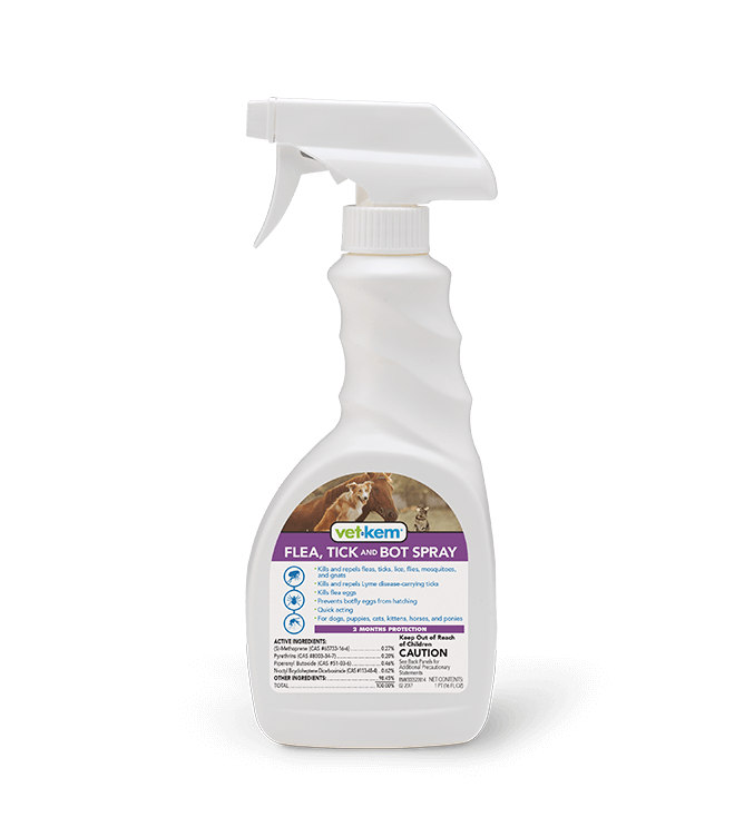 Vet-Kem Flea Tick Bot Spray 16 oz
