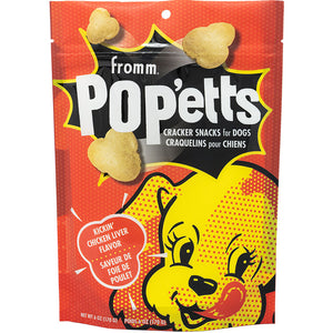 Fromm Pop'ettes Cracker Snacks for Dogs (formerly 4 star Low Fat Bits)