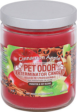 Pet Odor Exterminator Candle Cinnamon Apple