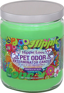 Odor Exterminator Candle Hippy Love