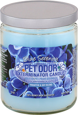 Pet Odor Exterminator Candle Blue Serenity