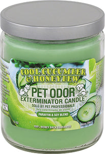 Pet Odor Exterminator Candle C Cucumber Honeydew