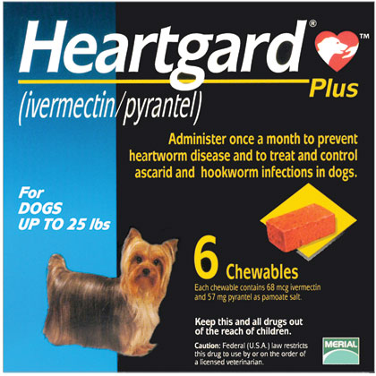 Heartgard Plus Chewable 1-25 lbs