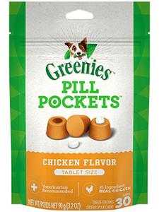 Pill Pockets Dog Chicken Tablet 30ct