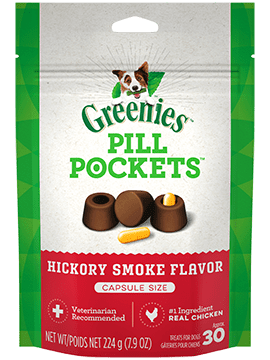 Pill Pockets Dog Hickory Capsule 30ct