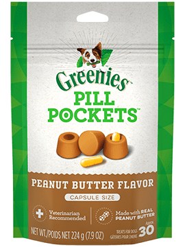 Pill Pockets Dog P. Butter Capsule 30ct