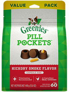 Pill Pockets Dog Hickory Capsule 15.8oz
