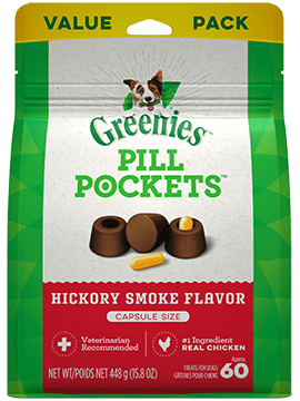 Pill Pockets Dog Hickory Capsule 15.8oz