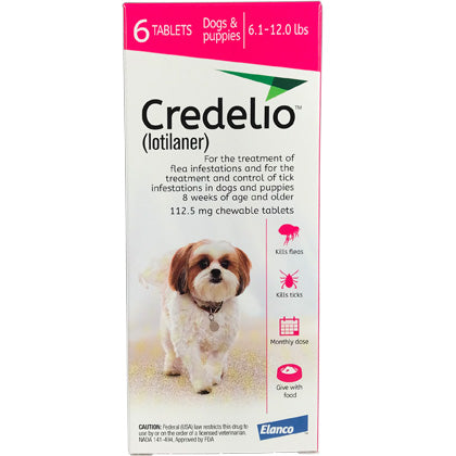 Credelio Chewable Dogs 6.1-12 lbs