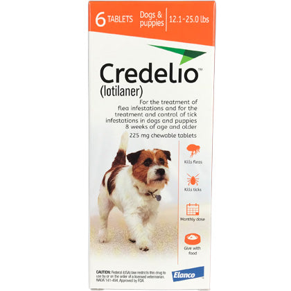 Credelio Chewable Dogs 12.1-25 lbs