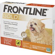 Frontline Gold Dogs 5-22 lbs.