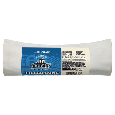 Filled Bone, Beefy 5-6" Red Barn