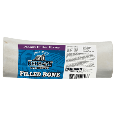Filled Bone Peanut Butter 5-6" Red Barn