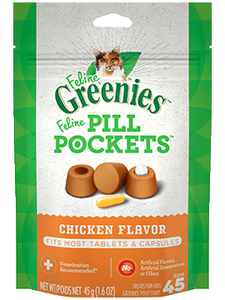 Pill Pockets Cat Chicken 1.6oz 45ct