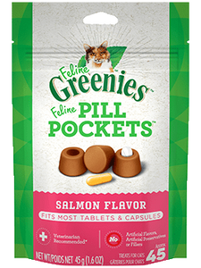 Pill Pockets Cat Salmon 1.6oz 45ct