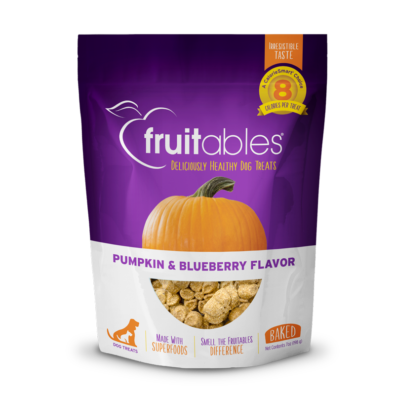 Fruitables Pumpkin/Blueb Dog Treats 7oz