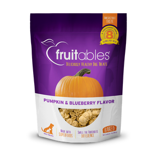 Fruitables Pumpkin/Blueb Dog Treats 7oz
