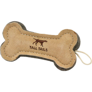 Tall Tails Leather Bone 6"