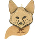 Tall Tails Leather Fox 4"