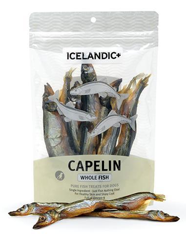 Capelin Whole Fish 2.5oz Bag, Icelandic+
