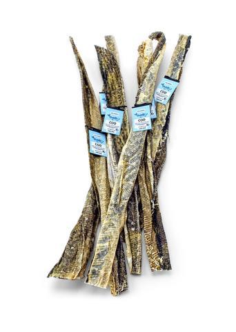 Long Cod Skin Strip 0.5 oz., Icelandic+