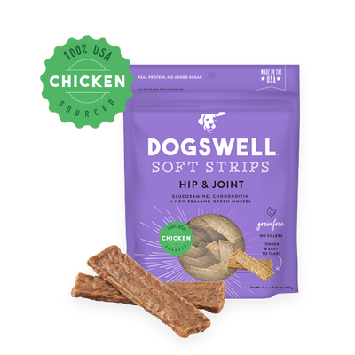 Dogswell Soft Strips Hip & Joint Chicken