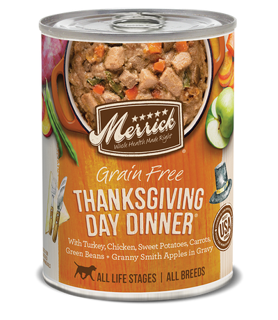 Thanksgiving  Day Dinner 13.2oz Dog Mrr