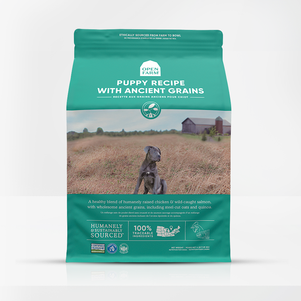 Open Farms High-Protein Puppy Food with Ancient Grains