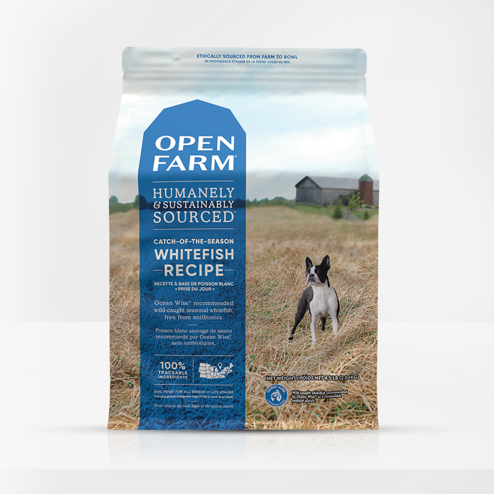 Open Farms Catch of the Season Whitefish Grain Free 4.5LB Dry Dog Food
