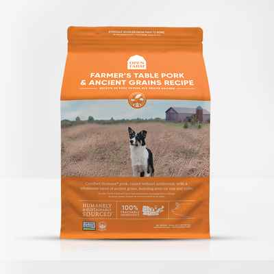 Open Farm Farmer's Table Pork & Ancient Grains Dry Dog Food
