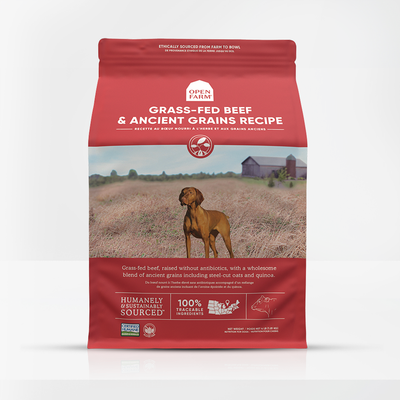 Open Farm Grass-Fed Beef & Ancient Grains Dry Dog Food