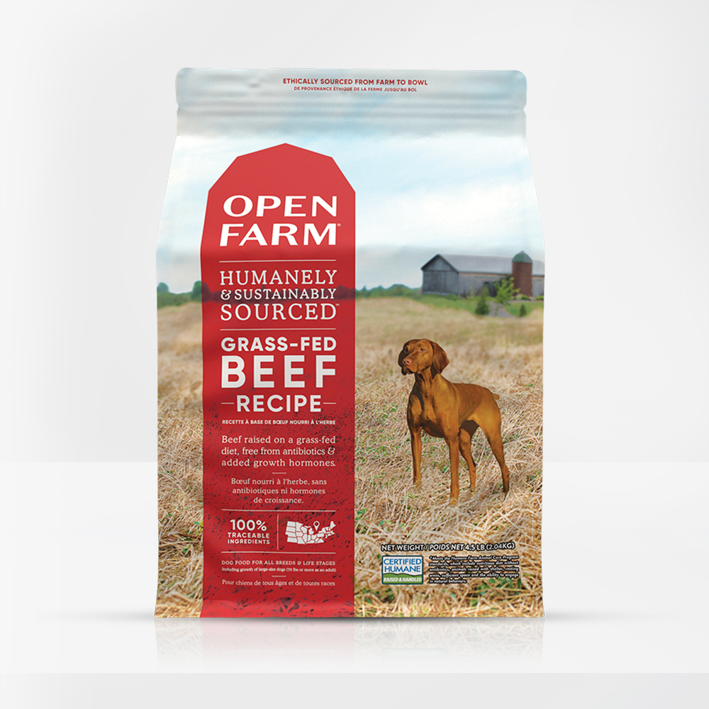 Open Farms Grain Free Beef Dry Dog Food 4.5LB