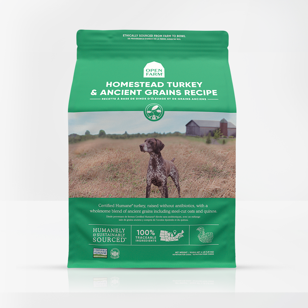 Open Farms Homestead Turkey and Ancient Grains Dry Dog Food