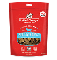 Stella's Fr Dried Lamb Liver Treat 3oz