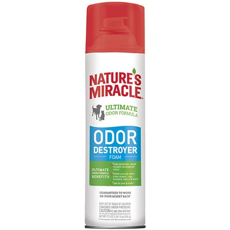 Nature's Miracle Odor Destroyer Foam 17.5 oz