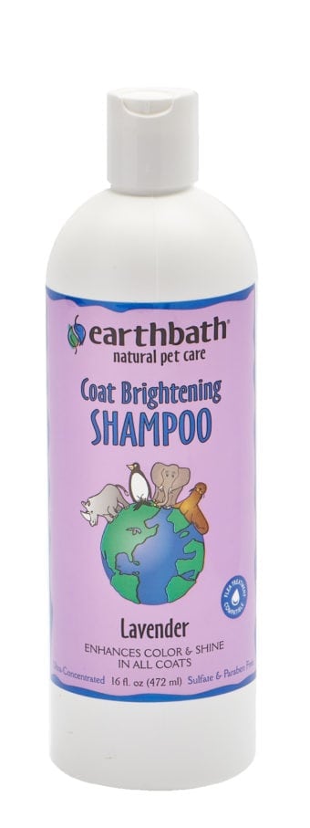 earthbath lite Color Coat Brightener Shampoo 16 oz.