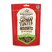 Stella's Raw Coated Duck Biscuits 9oz