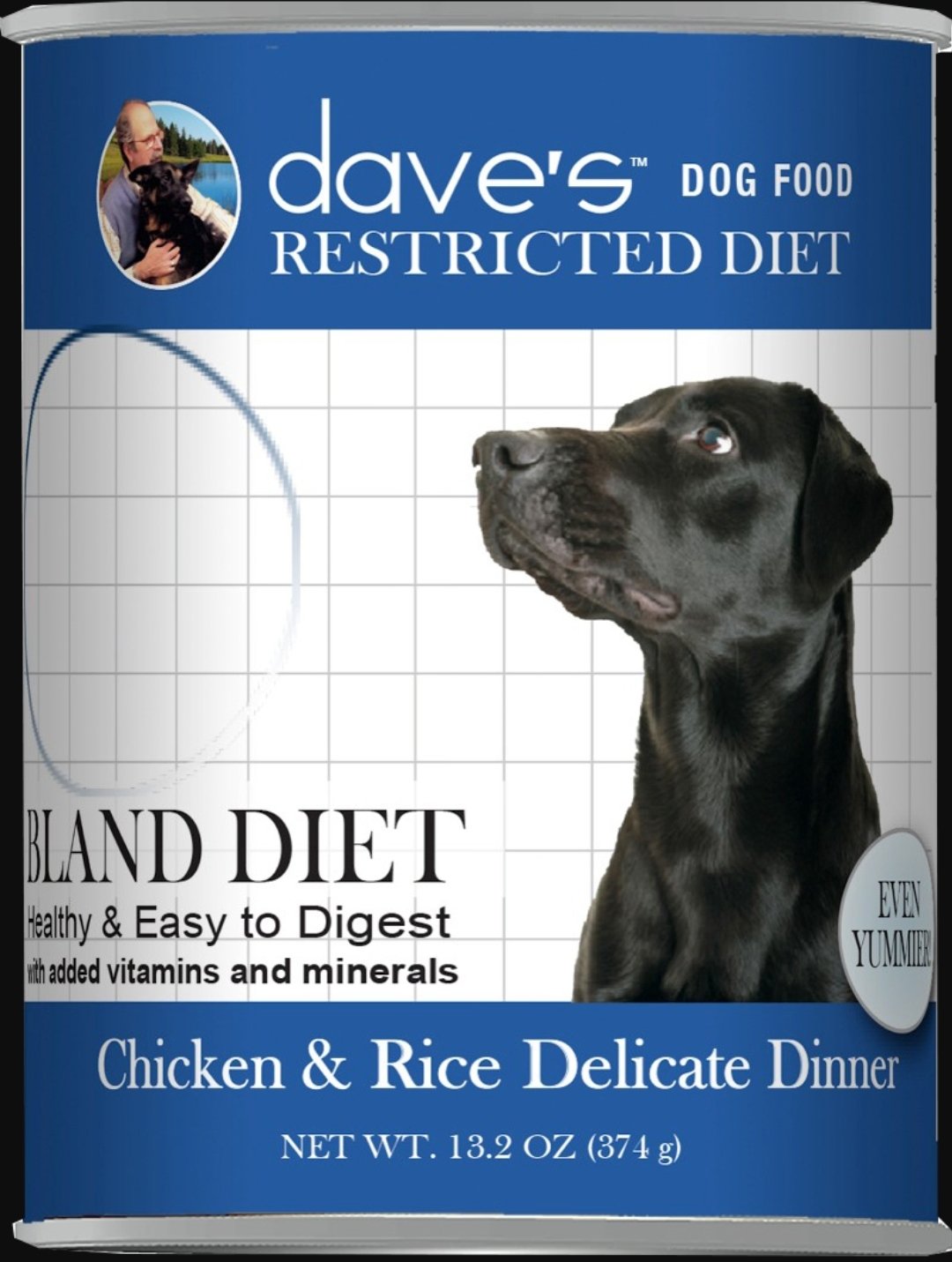 dave's Rest. Bland Diet Chkn 13.2oz, Dog