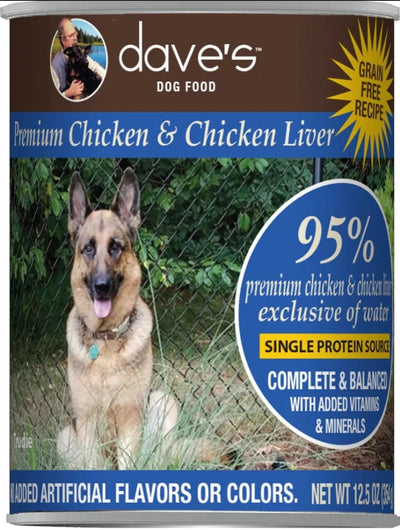 dave's 95% Premium Chicken 13oz, Dog