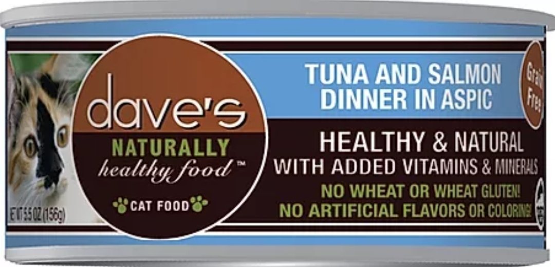 dave's Tuna & Salmon Aspic 5.5oz Cat