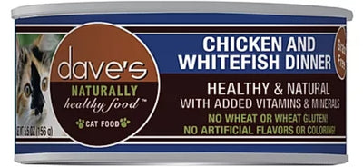 dave's Chicken Whitefish Dnnr 5.5oz, Cat